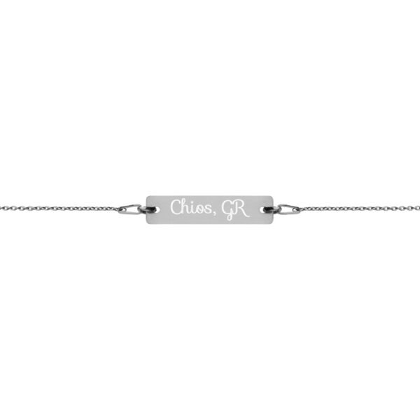 engraved silver bar chain bracelet black rhodium coating default 633594112214e 1 chios chain bracelet