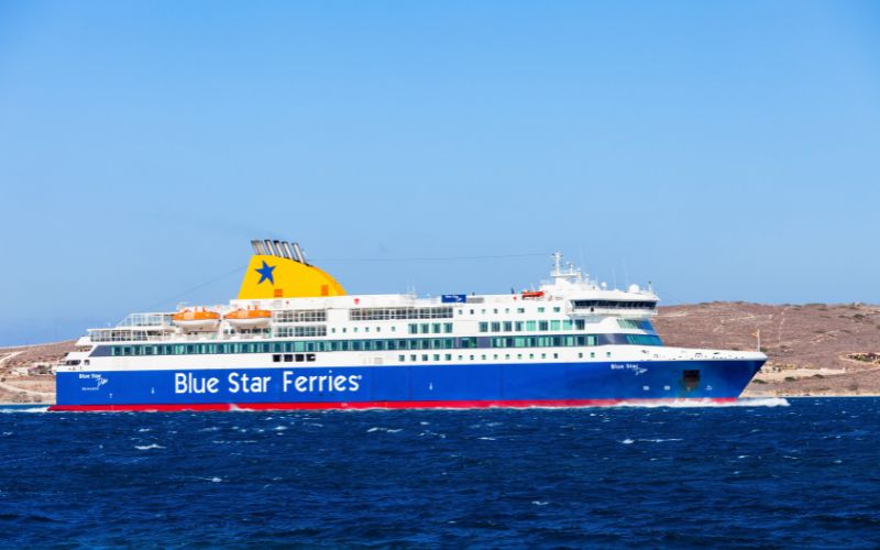 Get to chios with blue star ferries | Chios island Greece