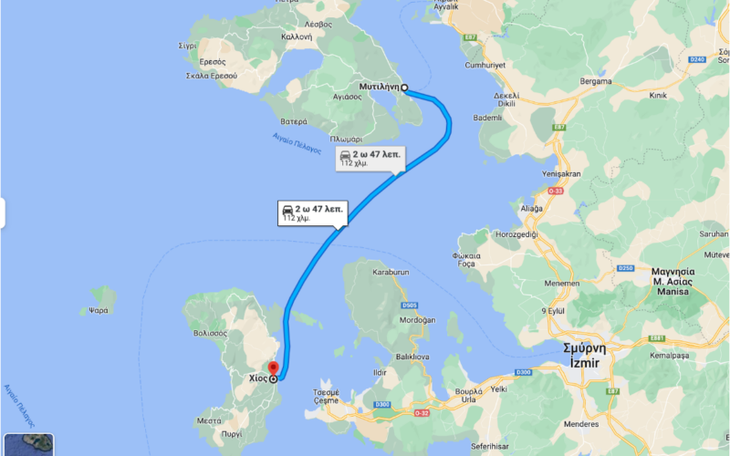 How to get to Chios: Mytilene to Chios